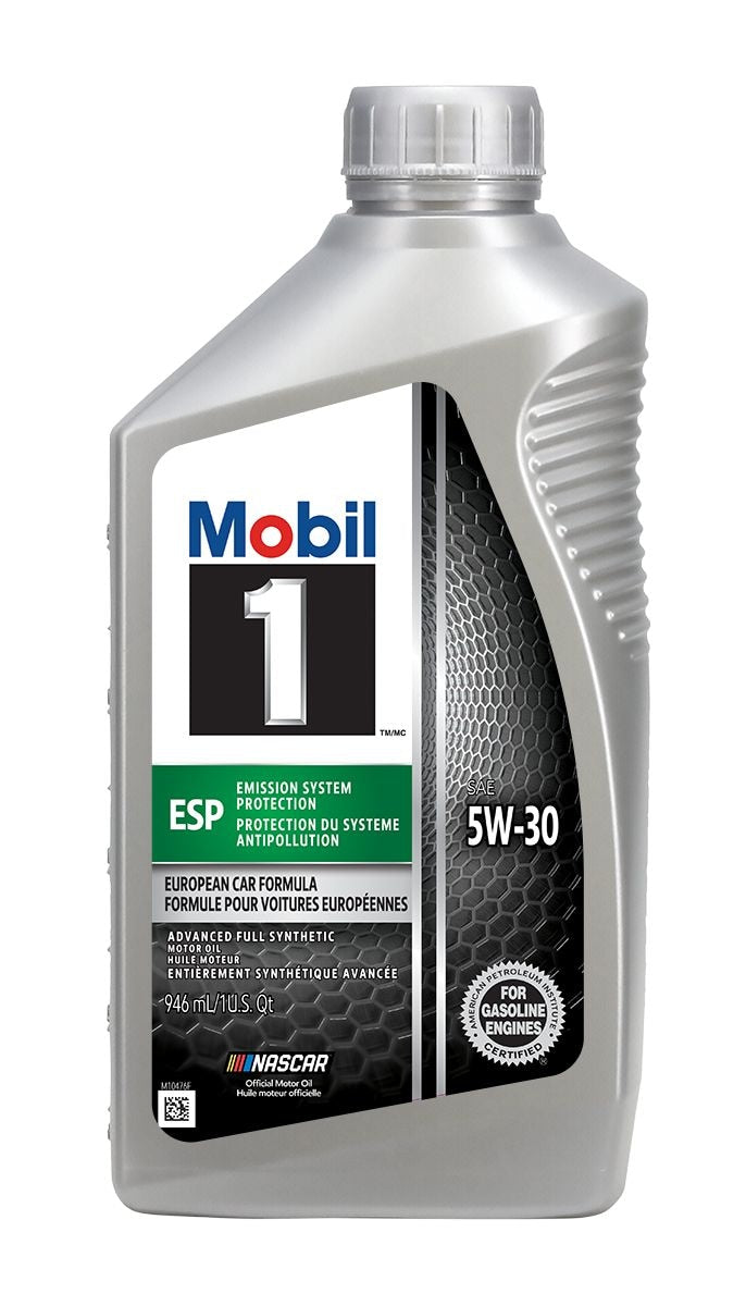 Mobil 1 ESP Emission System Protection 5W30 Synthetic Engine/Motor Oil, 946-mL E0