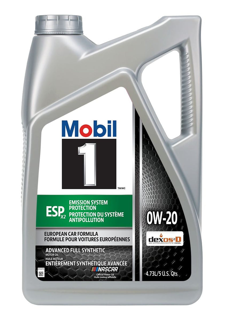 Mobil 1 ESP x2 Advanced 0W20 Full Synthetic Engine/Motor Oil, 4.73-L F1
