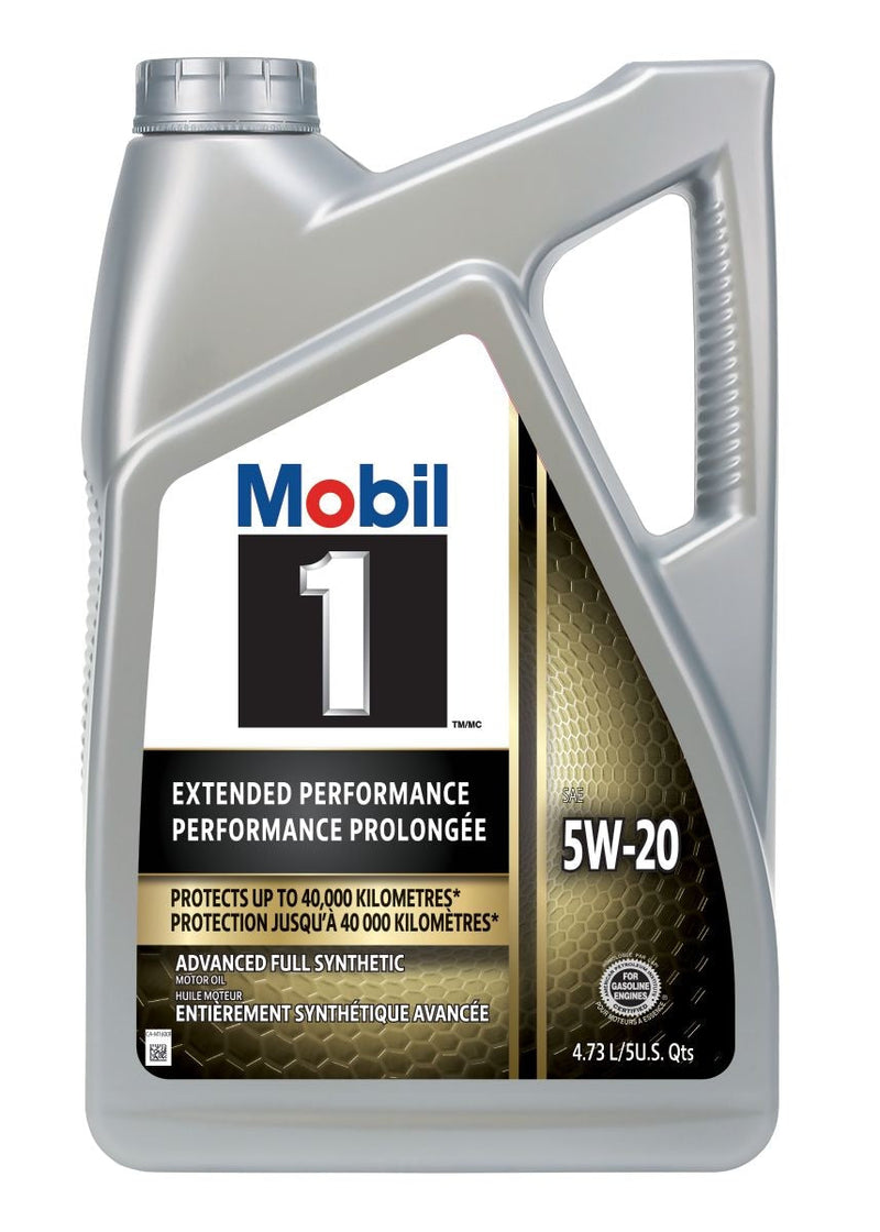Mobil 1 Extended Performance 5W20 Synthetic Engine/Motor Oil, 4.73-L A3