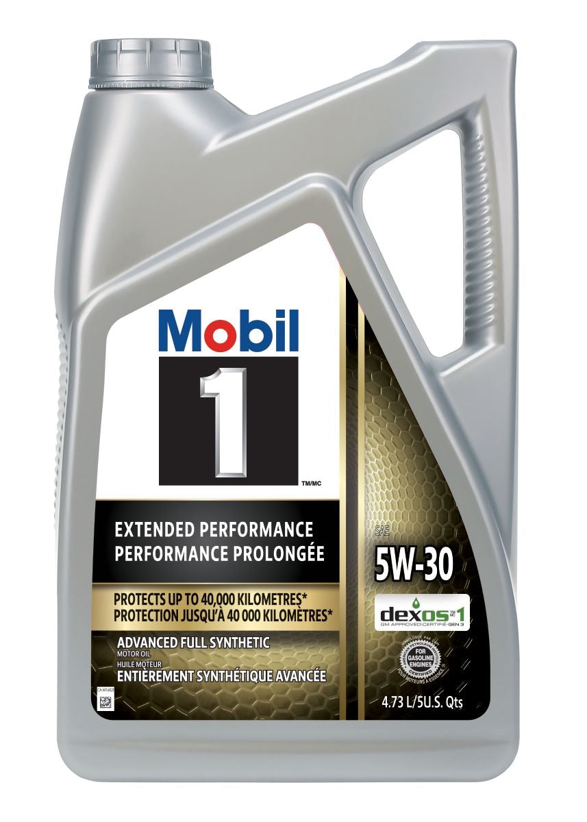 Mobil 1 Extended Performance 5W30 Synthetic Engine/Motor Oil, 4.73-L