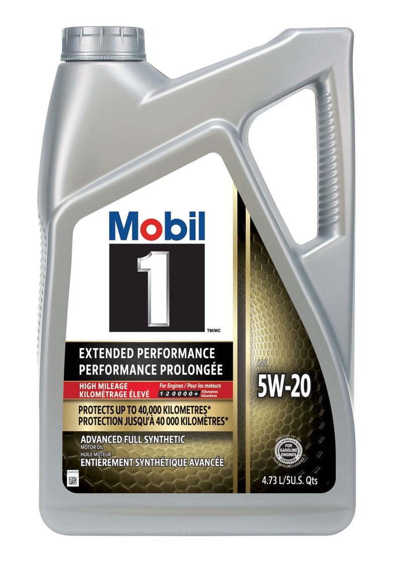 Mobil 1 Extended Performance High Mileage 5W20 Synthetic Engine/Motor Oil, 4.73-L P2