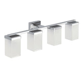 Moen 90-Degree Vanity Lighting Fixture, Chrome, 4-L