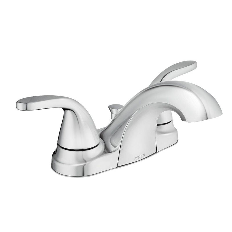 Moen Adler Double Handle Bathroom Faucet, Chrome M6