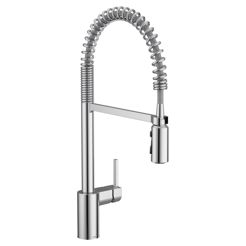Moen Align Single Handle High Arc Pull Down Sprayer Kitchen Faucet, Chrome U6