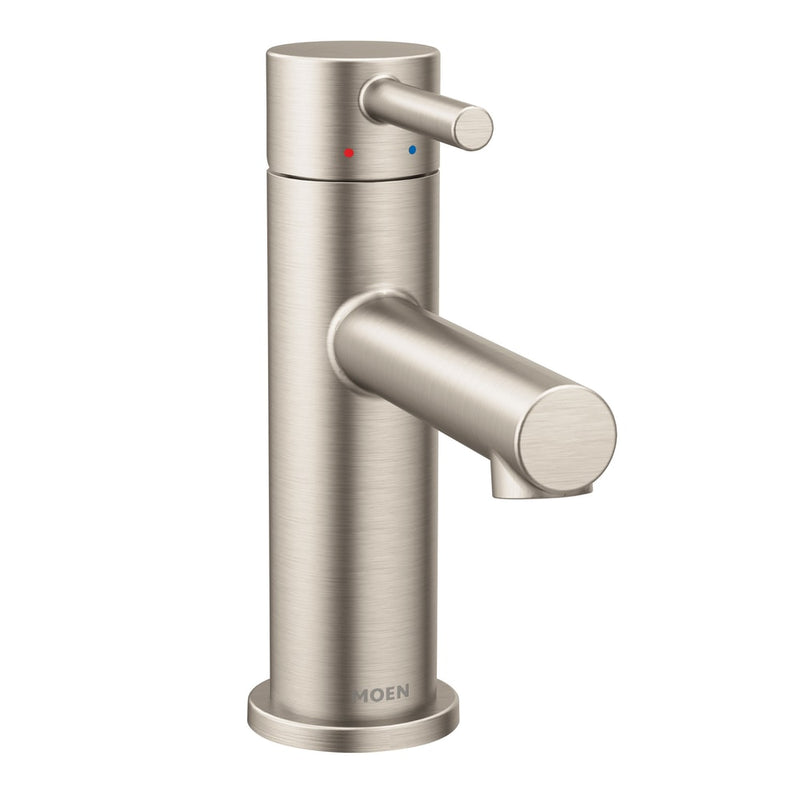Moen Align Single Handle High Arc Single Hole Bathroom Sink Faucet, Brushed Nickel O2