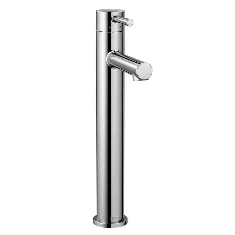 Moen Align Single Handle High Arc Vessel Single Hole Bathroom Sink Faucet, WaterSense Certified, Chrome L4