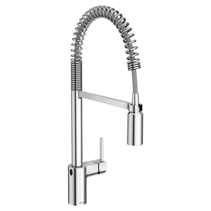 Moen Align Single Handle Touchless Pull Down Sprayer Kitchen Faucet with MotionSense, Chrome E4