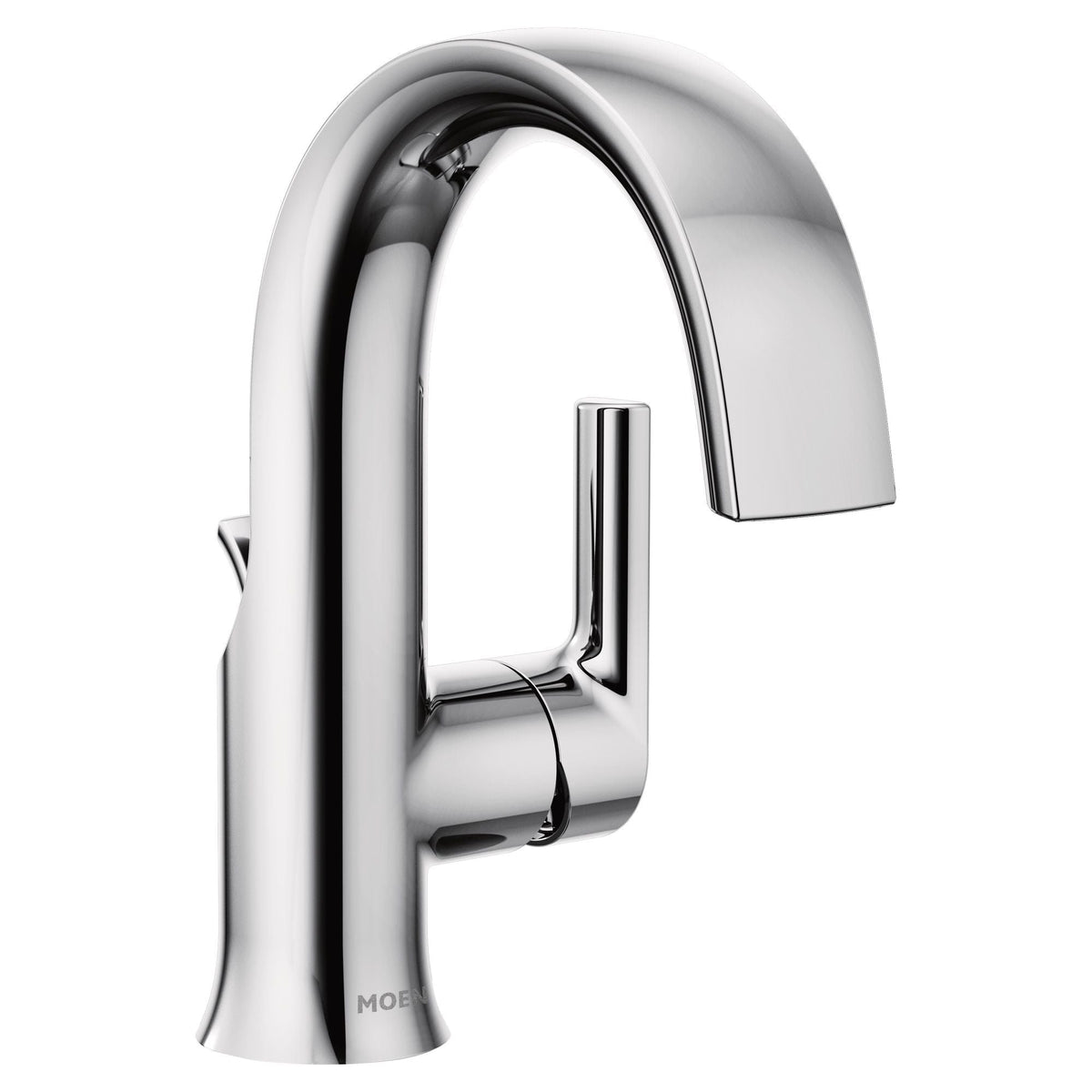Moen Doux Single Handle High Arc Bathroom Sink Faucet, Chrome