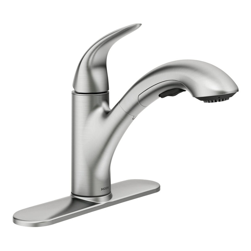Moen Medina Single-Handle Pull-Out Kitchen Faucet, Spot Resist Stainless H6