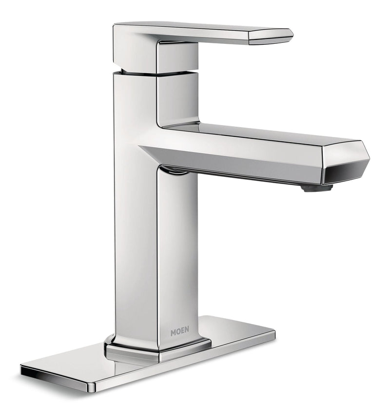 Moen Neese Single Handle Bathroom Faucet, Chrome V6