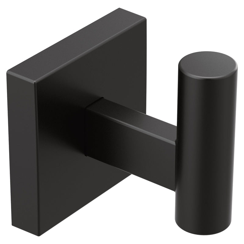 Moen Triva Single Robe Hook, Matte Black Y2