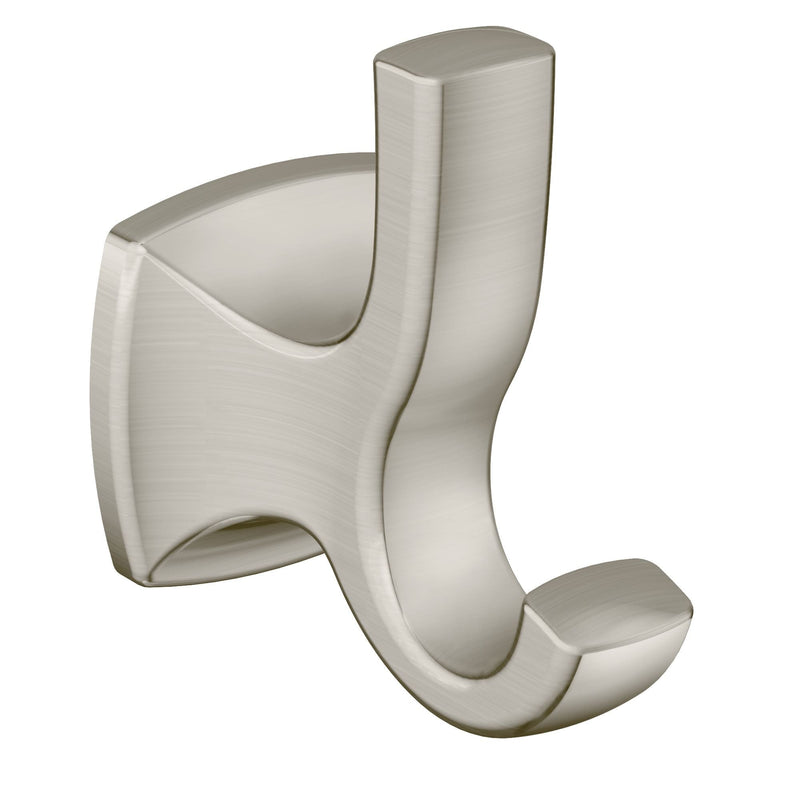 Moen Voss Double Robe Hook, Brushed Nickel A2