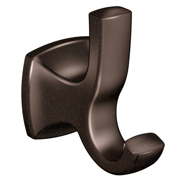 Moen Voss Double Robe Hook, Oil Rubbed Bronze E2