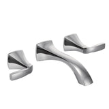 Moen Voss Two-Handle Wall Mount Bathroom Faucet Trim Kit (Valve Required), Chrome