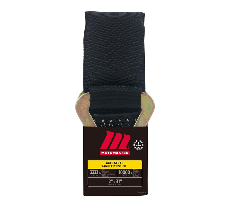 MotoMaster 10,000-lb Axle Strap, with D-rings, 2-in x 31-in G5