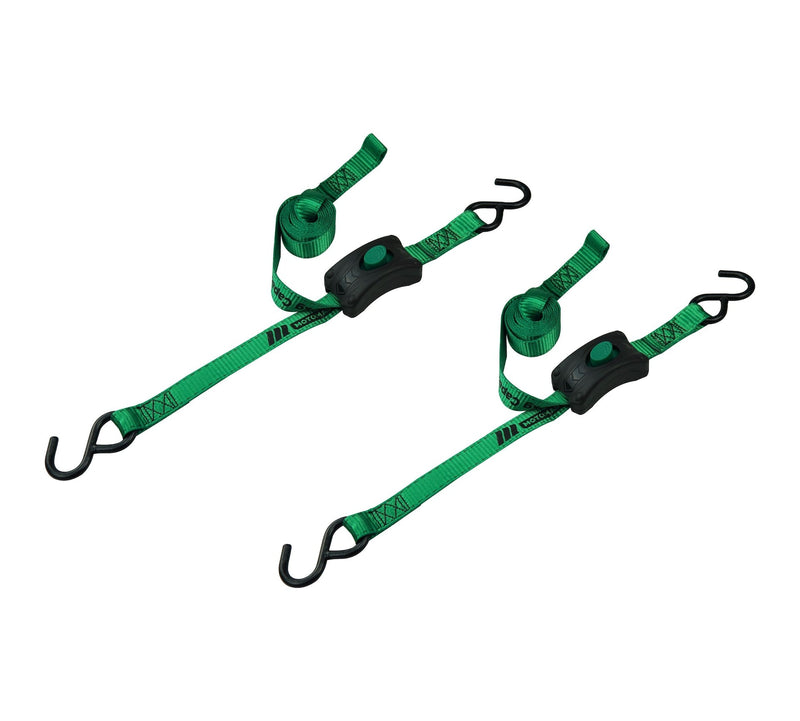 MotoMaster 1,200-lb Cam Buckle Tie Down, Quick Release, 1-in x 6-ft, 2-pk A8
