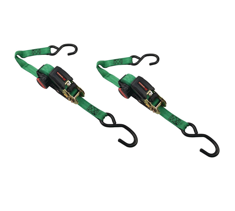 MotoMaster 1,500-lb Rocker Ratchet Tie Down, 1-in x 15-ft, 2-pk A8