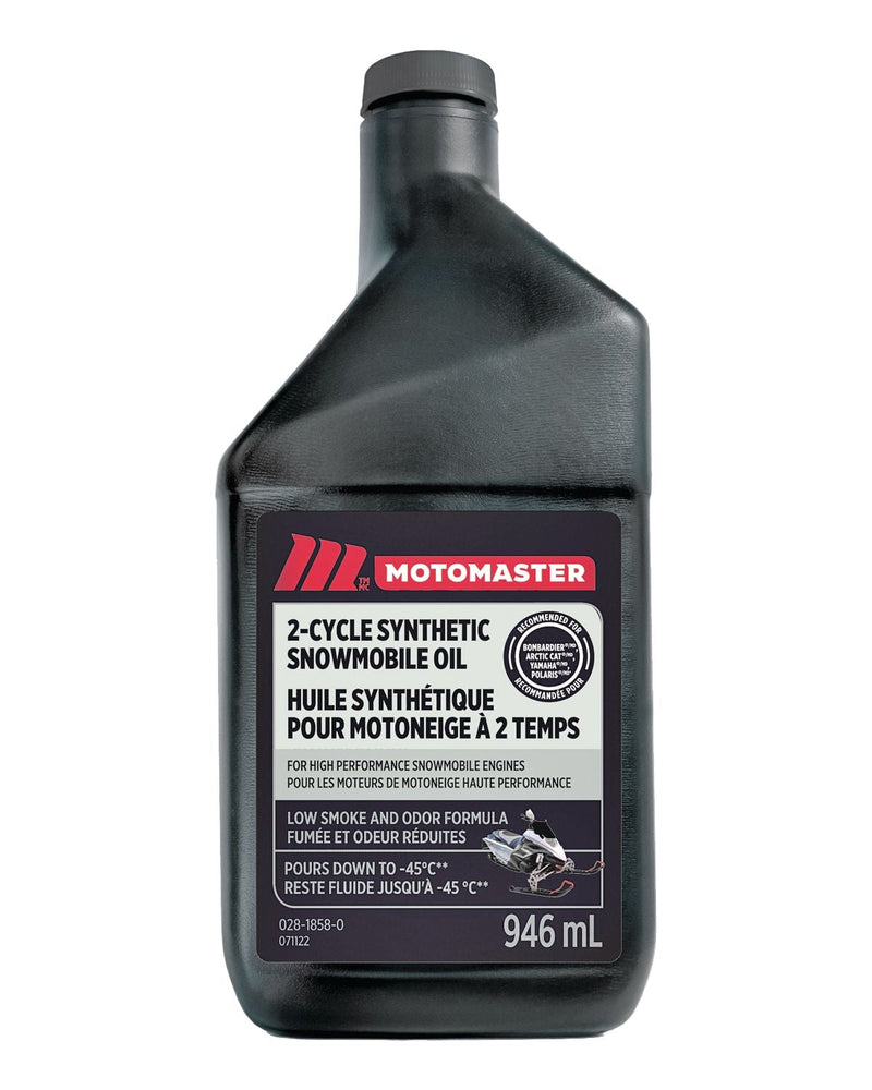 MotoMaster 2-Cycle Synthetic Snowmobile Oil, 946 mL L6