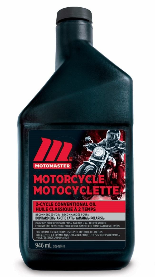 MotoMaster 2-Stroke Motorcycle Oil, 946-ml X3