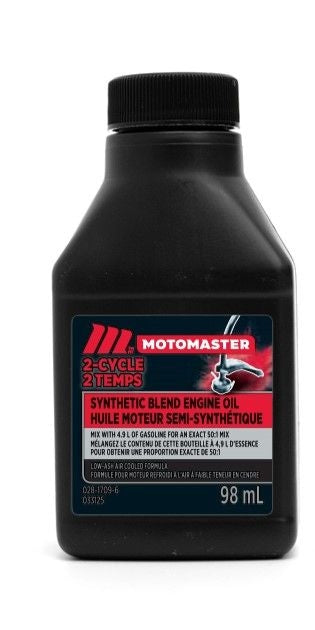 MotoMaster 2-Stroke Synthetic Blend Engine Oil 50:1 Perfect Mix, 98-mL M6