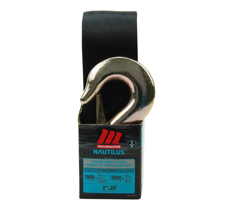 MotoMaster 3,000-lb Marine Winch Strap, 2-in x 20-ft P6