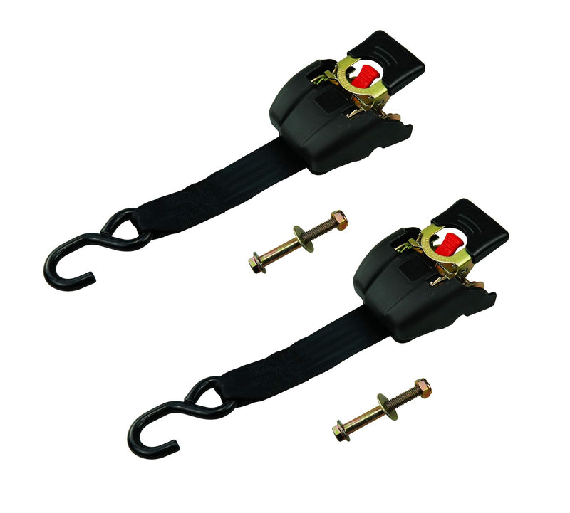 MotoMaster 3,300-lb Retractable Transom Tie Down Strap, 2-in x 43-in, 2-pk M4