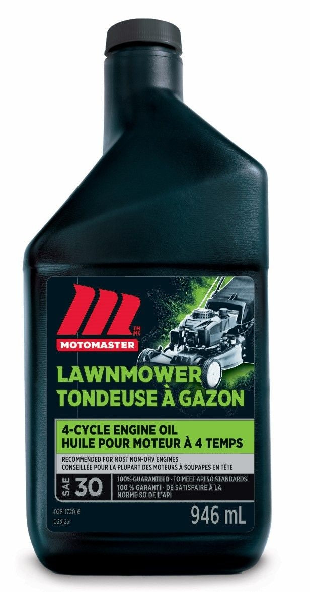 MotoMaster 4-Stroke Lawnmower Engine Oil SAE 30, 946-mL N5