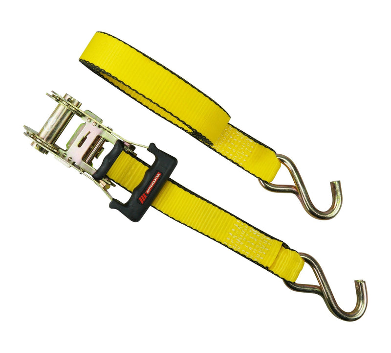 MotoMaster 5,000-lb Padded Handle Ratchet Tie Down Strap, 1.5-in x 14-ft Z2