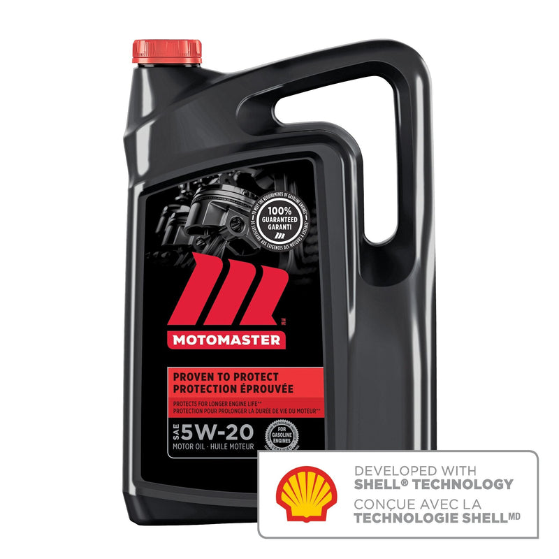 MotoMaster 5W20 Conventional Engine/Motor Oil, 5-L O6