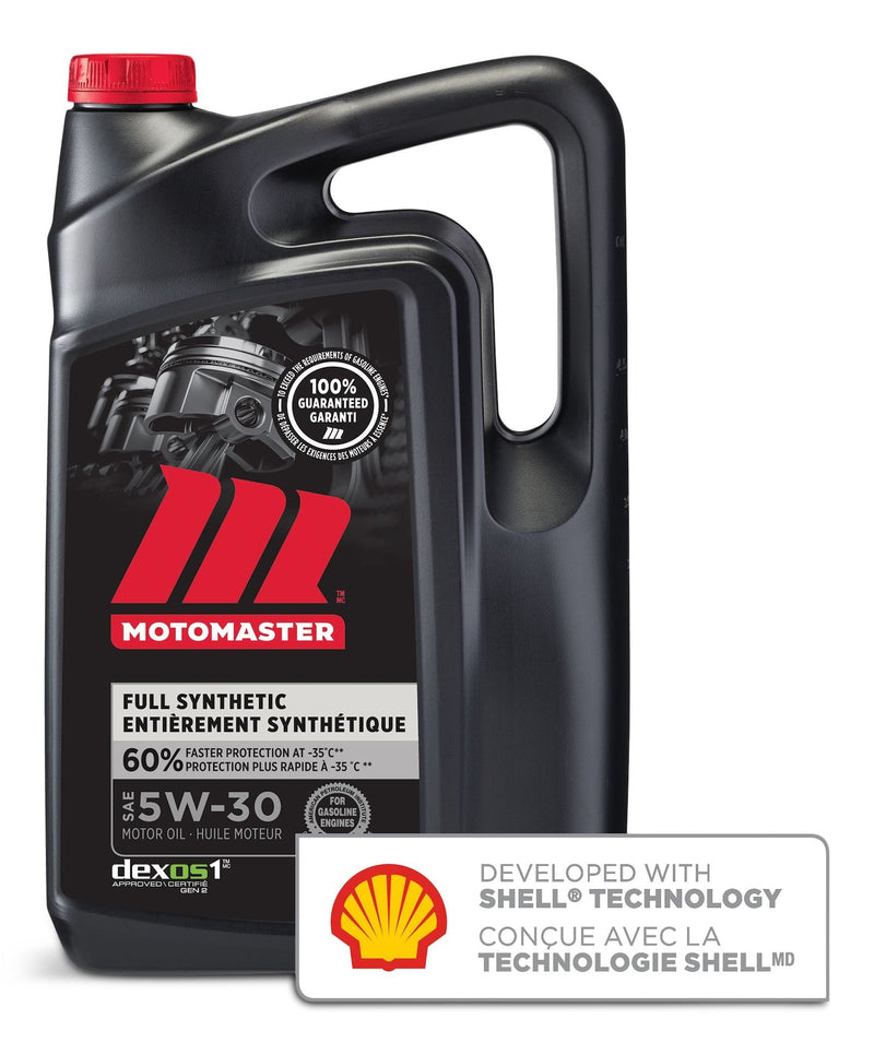MotoMaster 5W30 Synthetic Engine/Motor Oil, 5-L F2