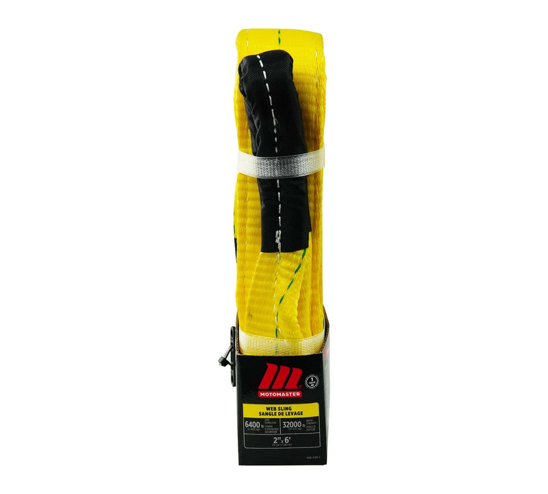 MotoMaster 6,4000-lb Web Lifting Slings, 2-in x 6-ft N8