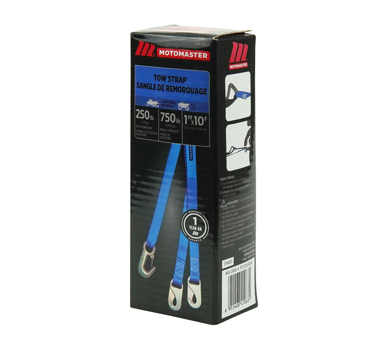 MotoMaster 750-lb Snowmobile Tie Down Strap, 1-in x 10-ft I2