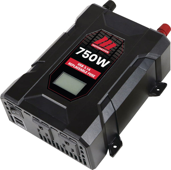 MotoMaster 750W Power Inverter with LCD Screen, Grey I4