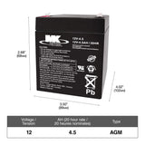 MOTOMASTER ELIMINATOR AGM Group Size 24F/34R Battery, 750 CCA