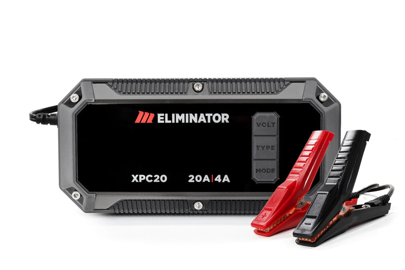 MotoMaster Eliminator Precision Series XPC20 Smart Battery Charger/Maintainer/Desulphator, 20/4-Amp, 6V/12V V4