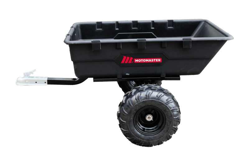 MotoMaster Poly Bed Utility Trailer Cart with Steel Frame, Black, 1100-lb K3