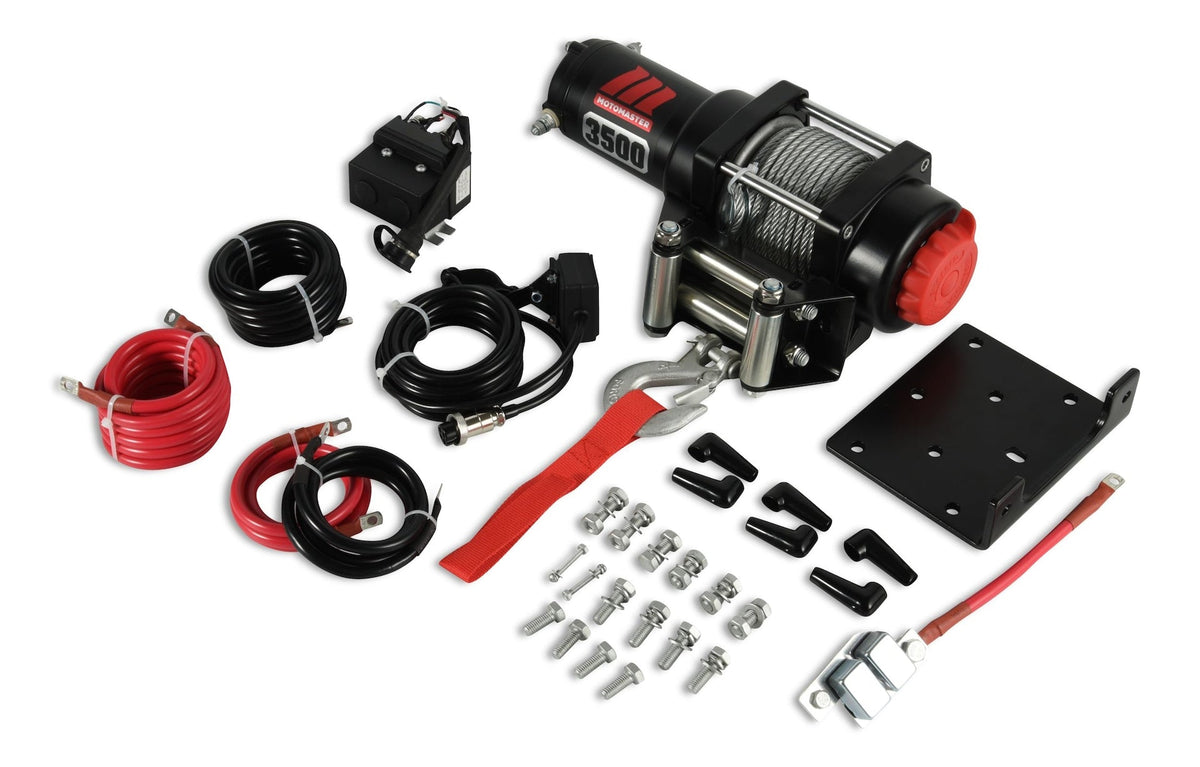 MotoMaster Steel ATV Winch, 3500-lb