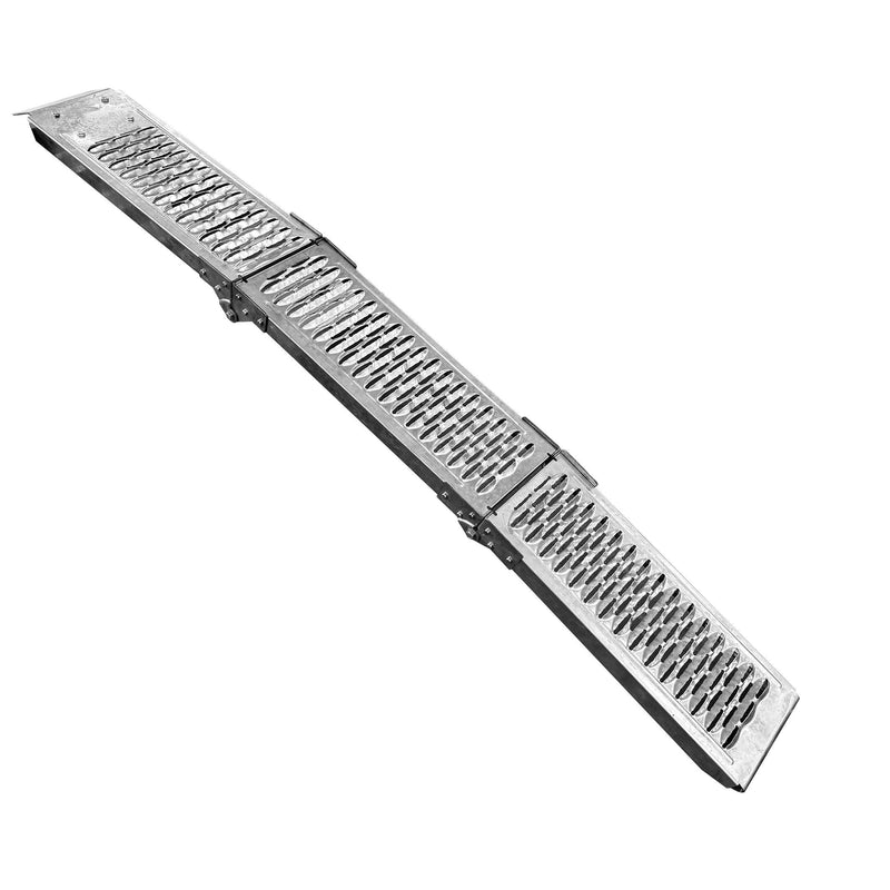 MotoMaster Tri-Fold Steel Loading Ramps, 72-in, 1000-lbs, 1-Pair H9