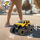 MotorDayz RC 4x4 4-Door Jeep SUV - 1:12 Scale