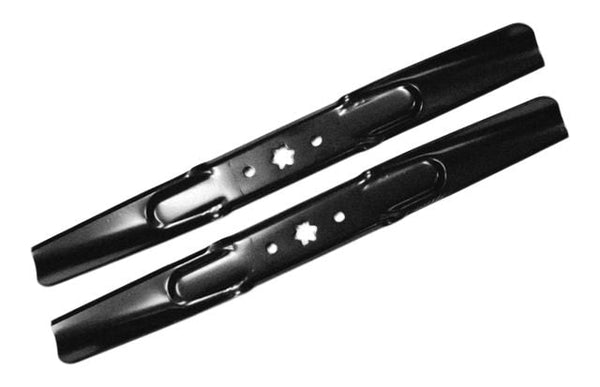 MTD Lawn Tractor Two Blade Replacement Set, 2-in-1, 00-in, 5 star mount R7
