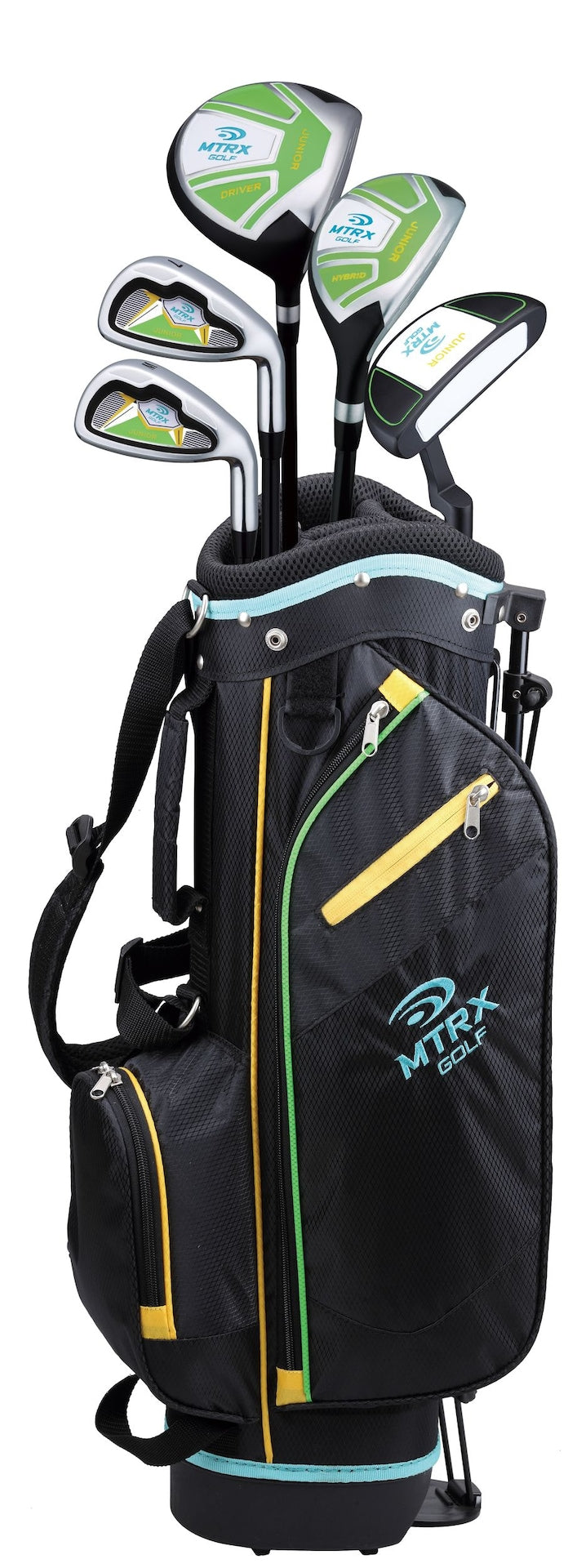 MTRX Junior Kids' Golf Club Set with Gold Stand Bag, Ages 5-8 H5