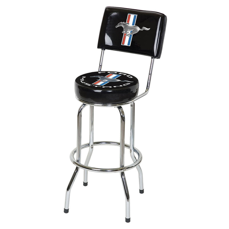 Mustang Swivel Bar Stool with Backrest X8