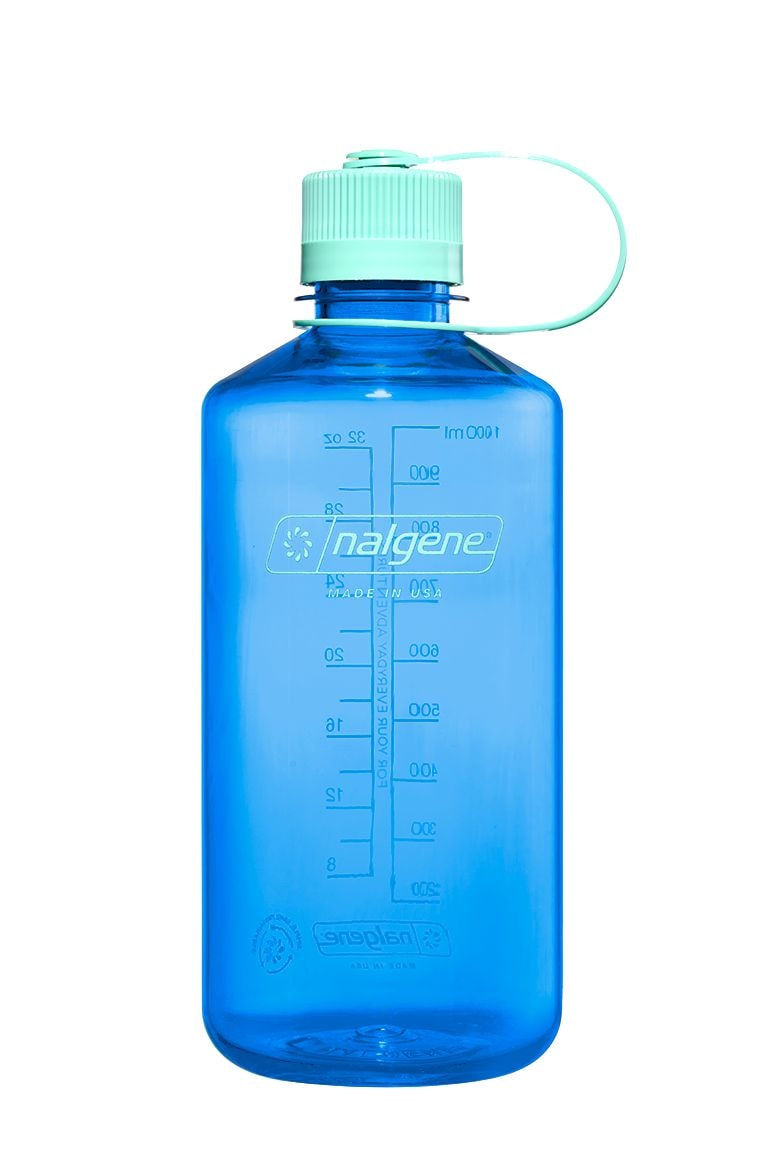 Nalgene BPA-Free Portable Reusable Water Bottle, Impact-Resistant, Various Colours, 32-oz M9