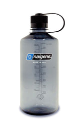 Nalgene Sustain Narrow Mouth Water Bottle, Grey, 1 L