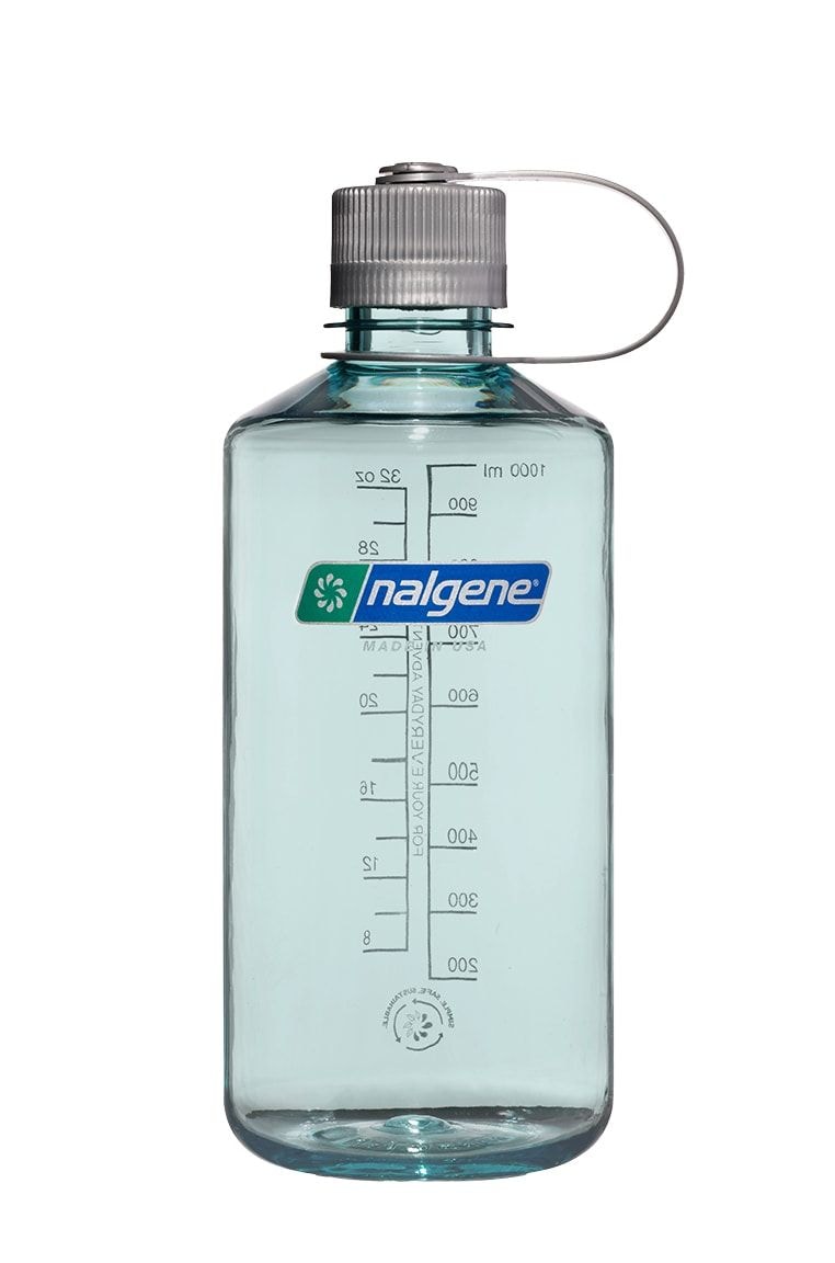 Nalgene Sustain Narrow Mouth Water Bottle, Seafoam, 1 L R1
