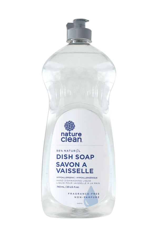 Nature Clean Liquid Dish Soap, Fragrance Free, 740-mL G8