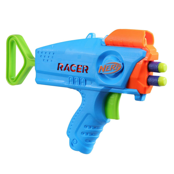 NERF Elite Junior Racer Easy-Play Dart Blaster, Includes 4 Darts, Ages 6+ G0