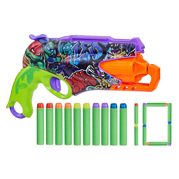 NERF Inked Teenage Mutant Ninja Turtles 5-Dart Blaster Q2