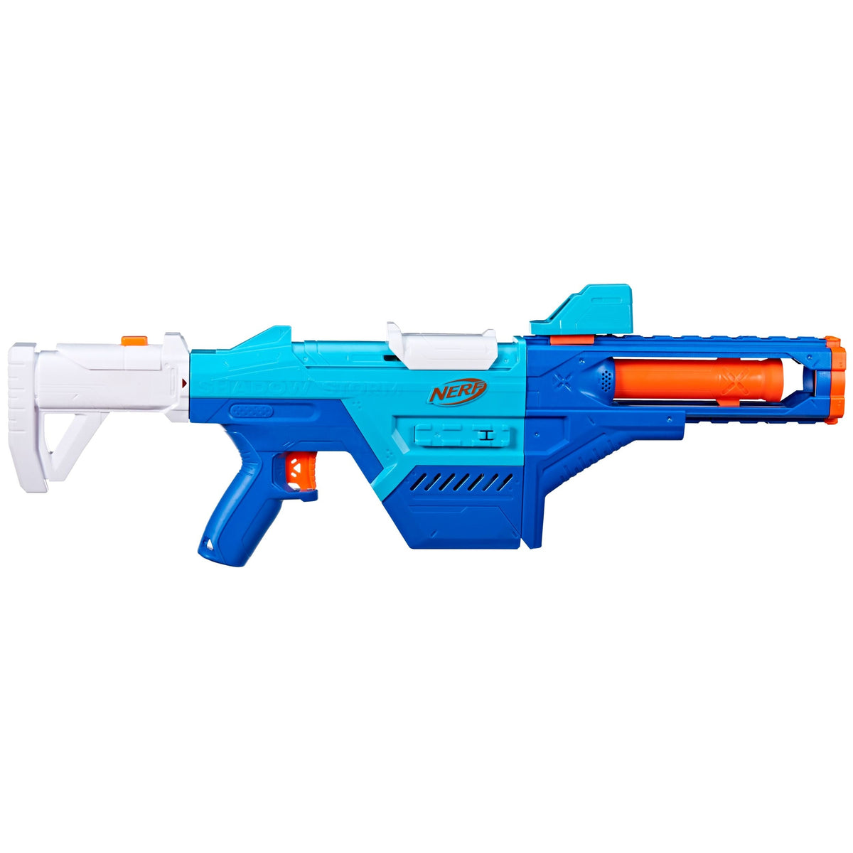 Nerf N Series Shadow Storm Dart Blaster, 6-in-1 Customization, Includes 24-Darts, Ages 8+