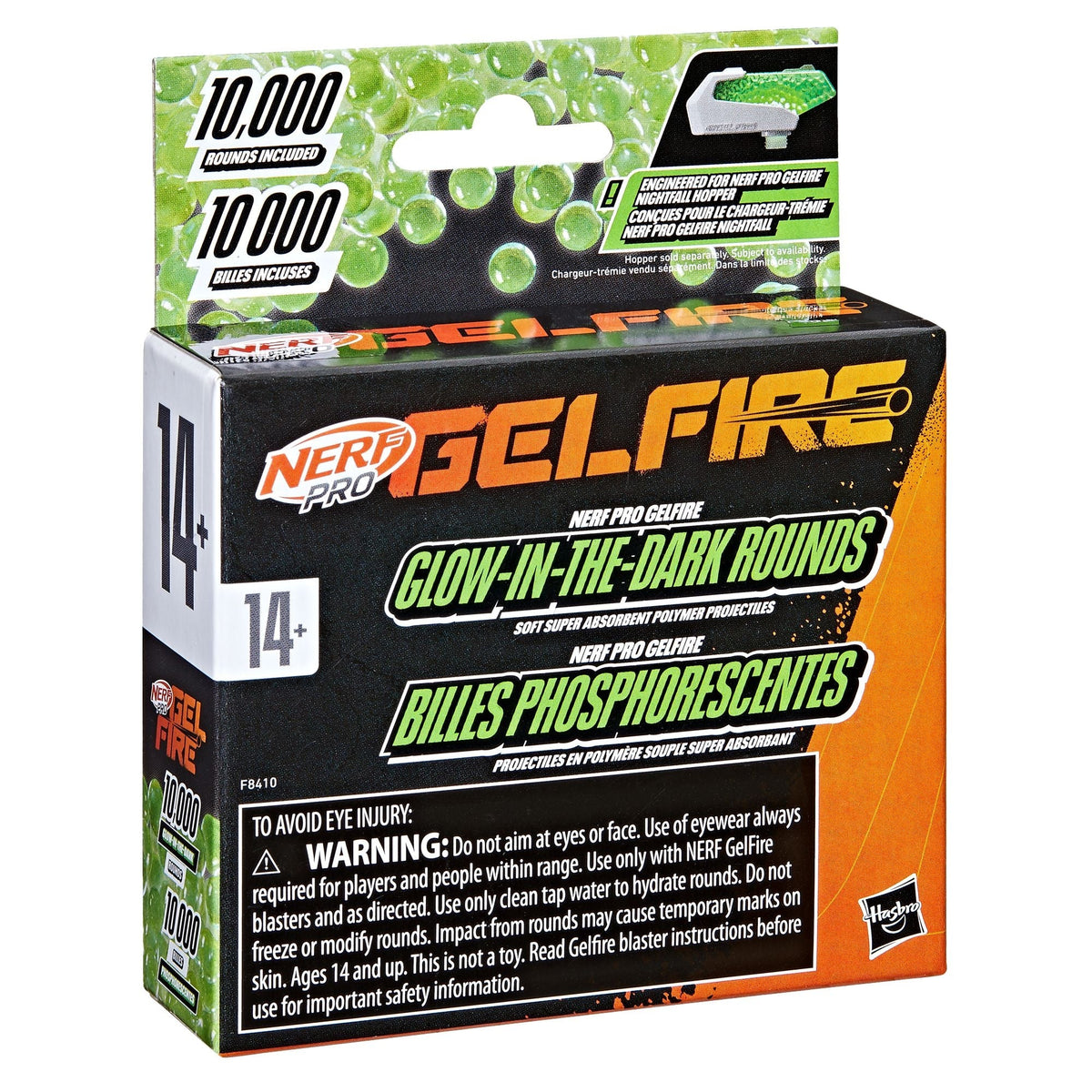 Nerf Pro Gelfire Glow In The Dark 10000-Round Refill for Nightfall Hopper